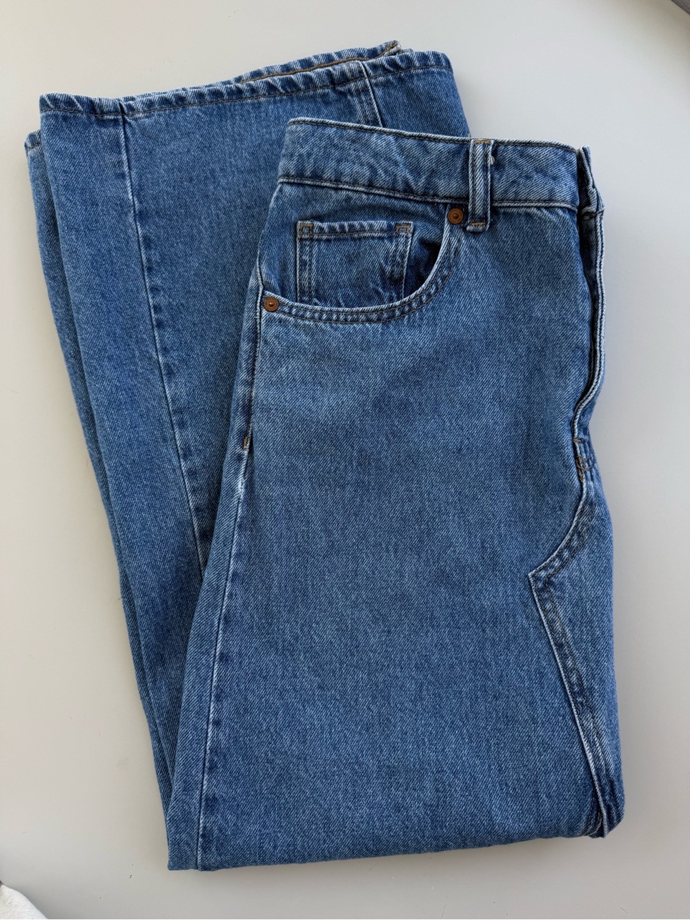 Mango Blue Denim Maxi Skirt Size M - Picture 12 of 13